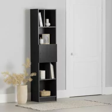 Bibliothèque étroite Leighton à 5 tablettes