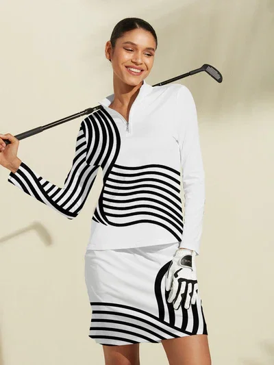 Playful Nautical Silky Pullover UPF50+