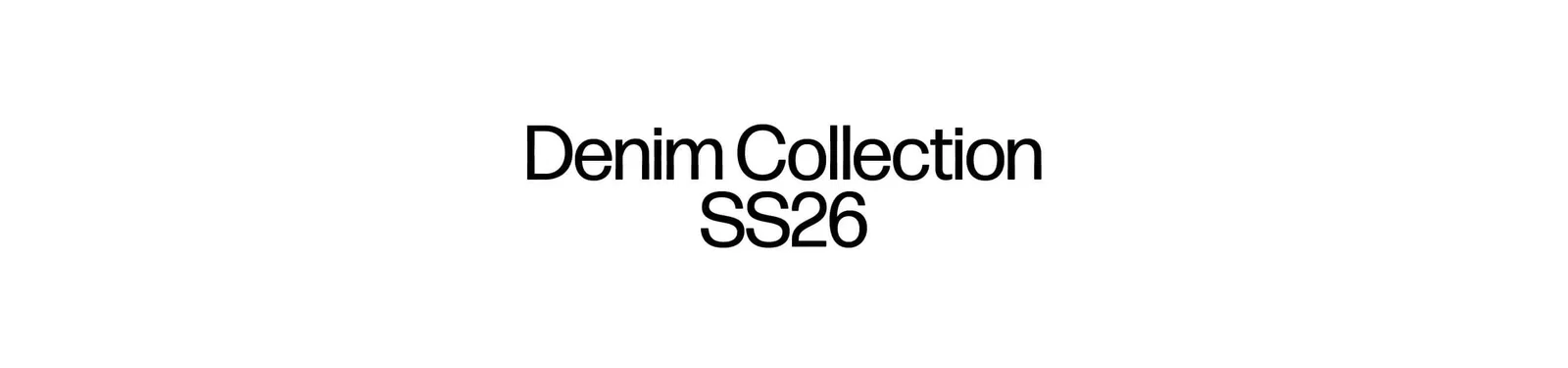 Denim Collection SS26