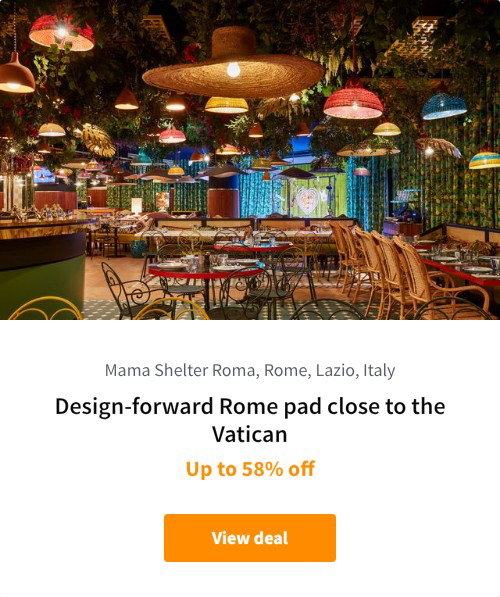 Design-forward Rome pad close to the Vatican