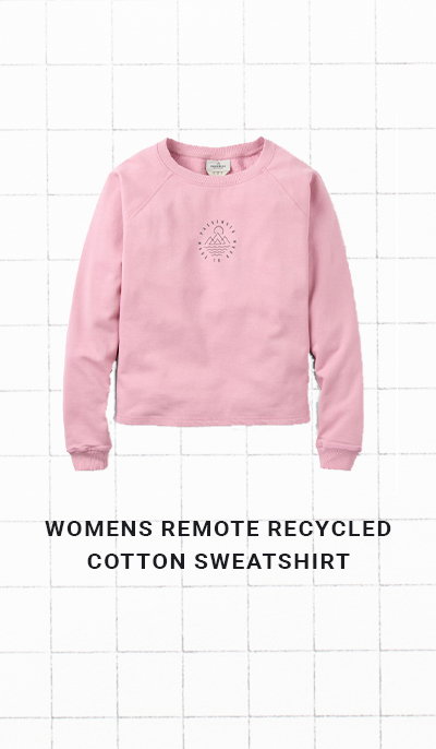 Passenger Womens Remote Recycled Cotton Sweatshirt