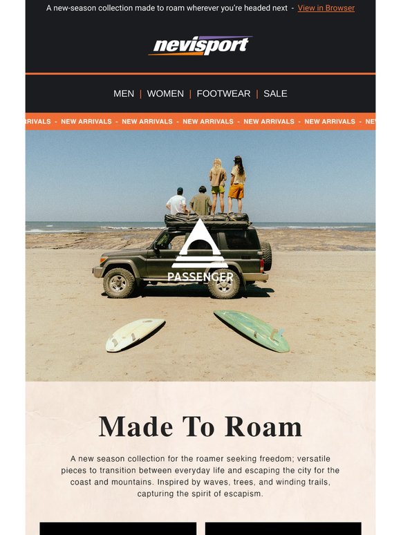 Passenger: Made To Roam