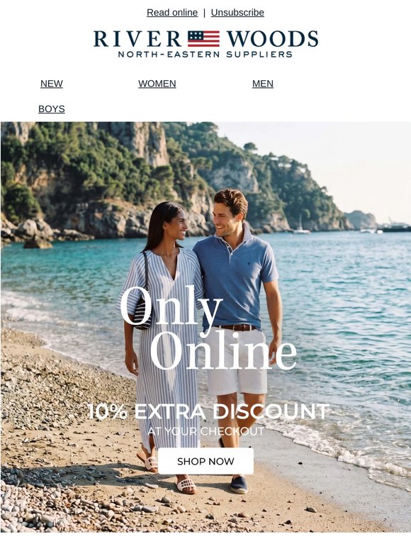 Only Online: 10% extra discount at your checkout