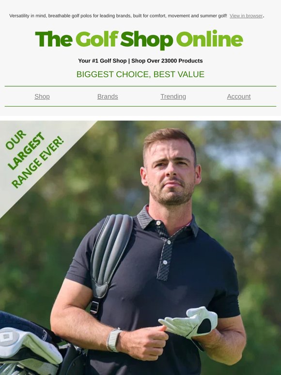 Fresh Golf Polos for Sunny Rounds Ahead.