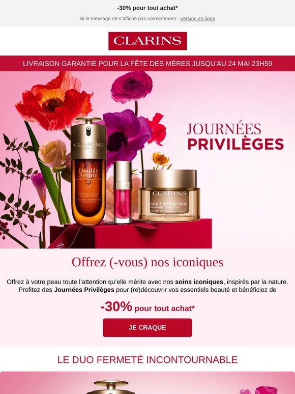 💕 JOURNÉES PRIVILÈGES : Le meilleur de la beauté à prix doux !