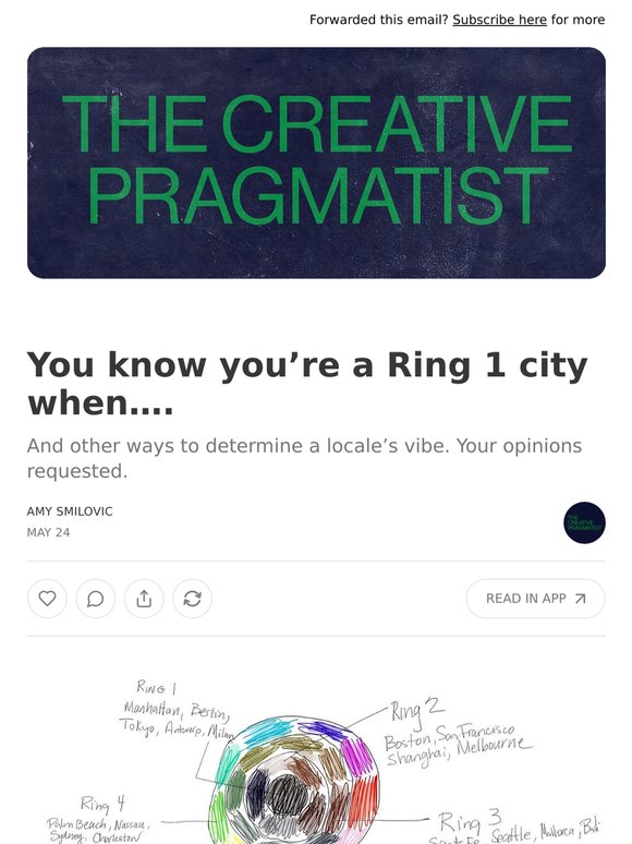 You know you’re a Ring 1 city when….