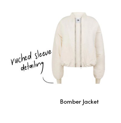 Bomber Jacket in Vanilla