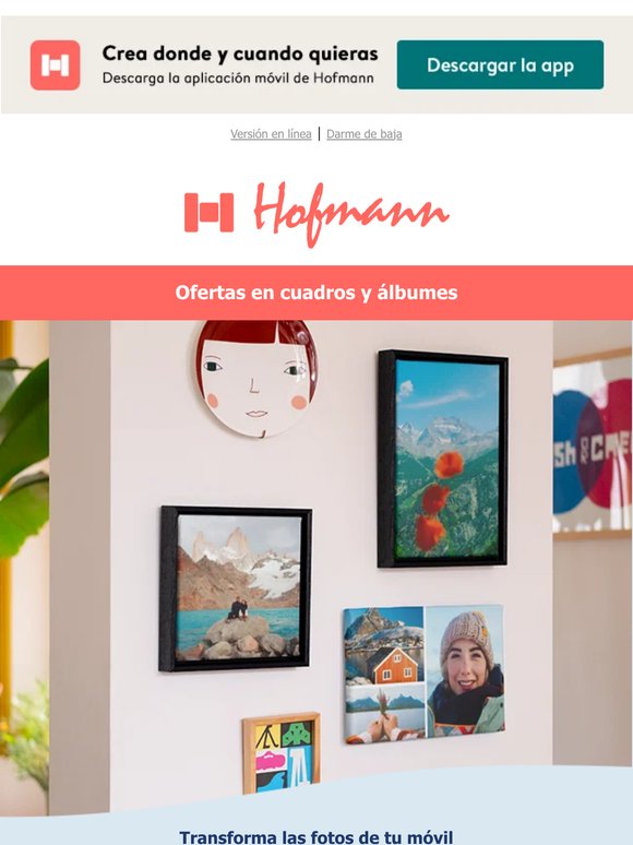 -40% en cuadros en pedidos a partir de 40€