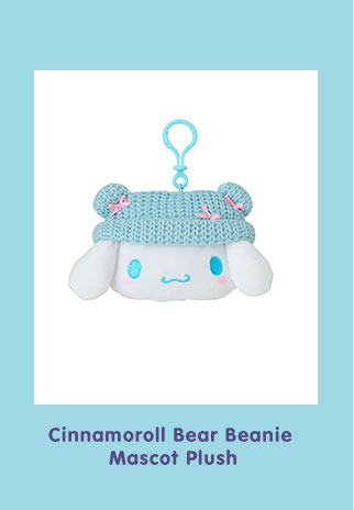 Cinnamoroll Cozy Cap Mascot Clip Pouch