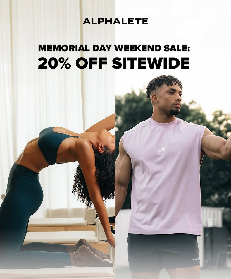 MEMORIAL DAY WEEKEND SALE:  20% OFF SITEWIDE