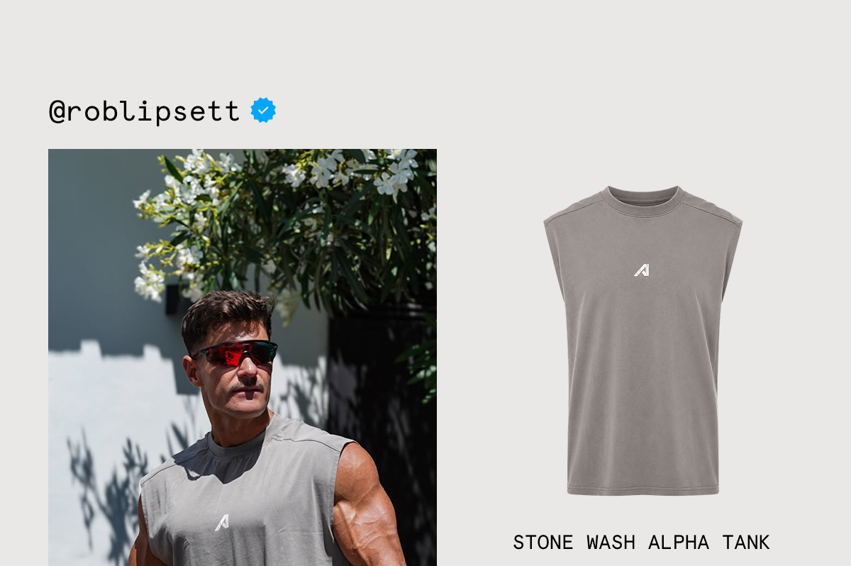STONE WASH ALPHA TANK