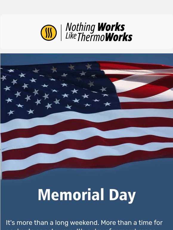 Memorial Day—More Than Cookouts