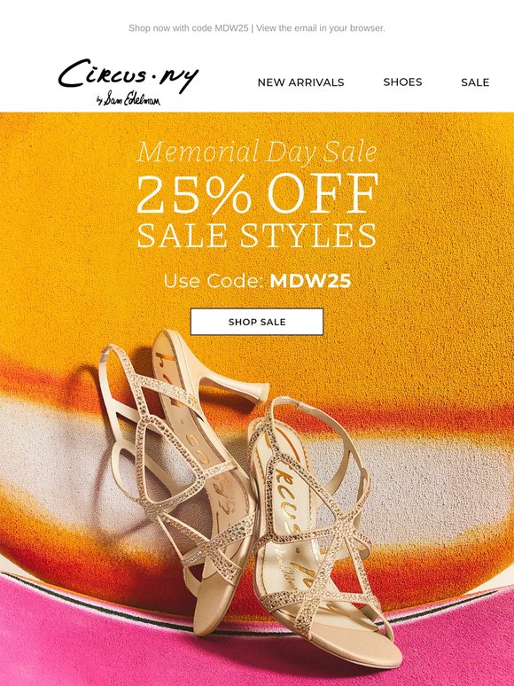 Extra 25% Off Ends Tomorrow!