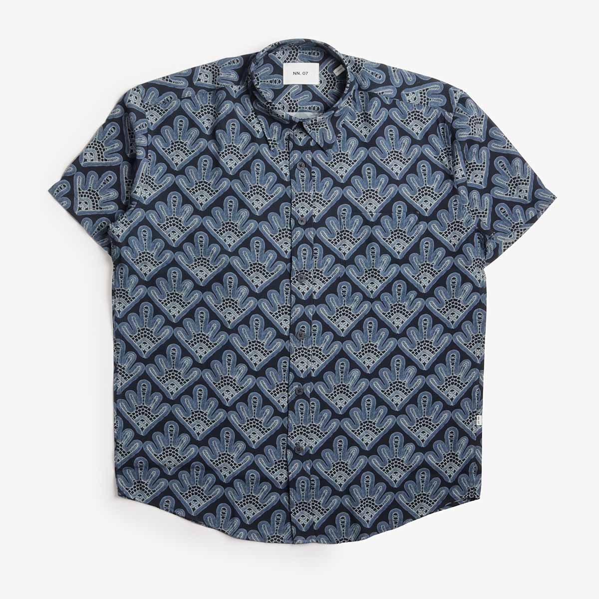 NN.07 Deon All Over Print Shirt  at Urban Industry Store 
