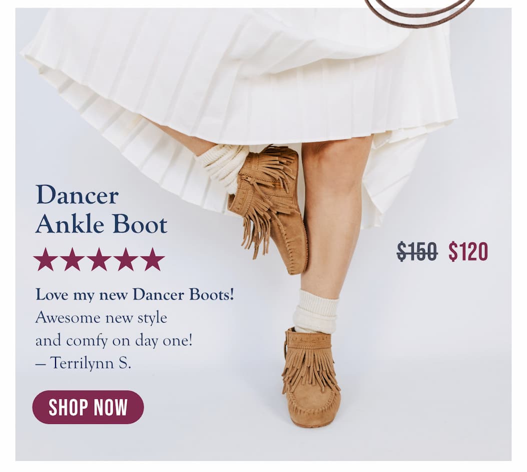 The Dancer Ankle Boot is now $120