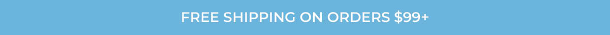 Text box with "Free Shipping on orders $99+"