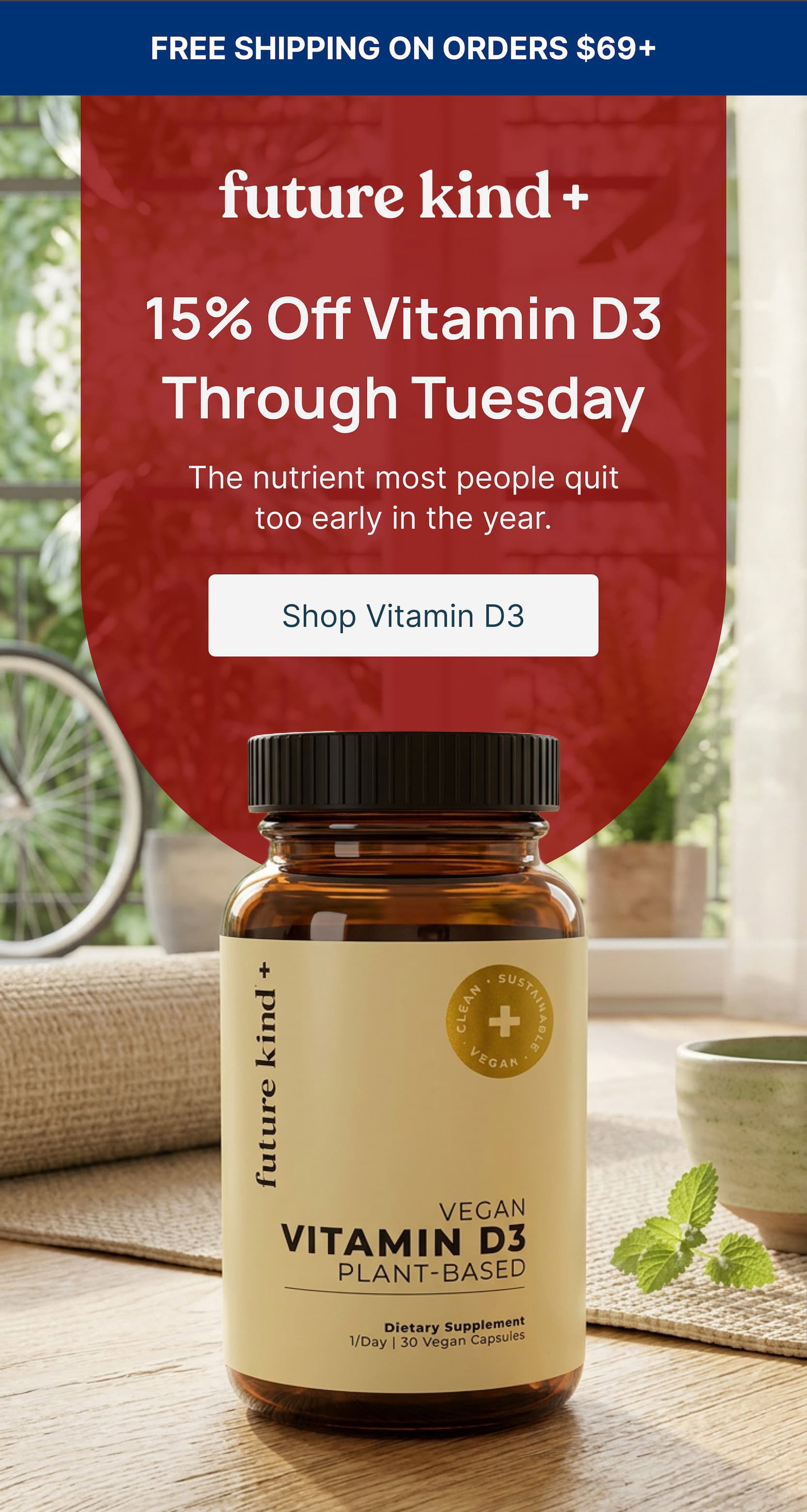 15% off Vitamin D3 Through Tuesday