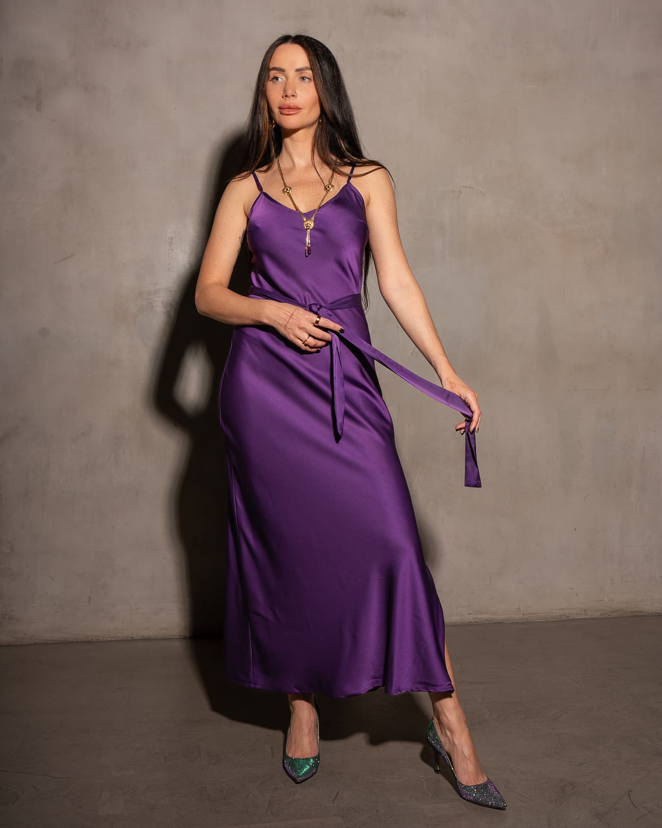 Basic Lennon Zipslip™️ Dress Amethyst