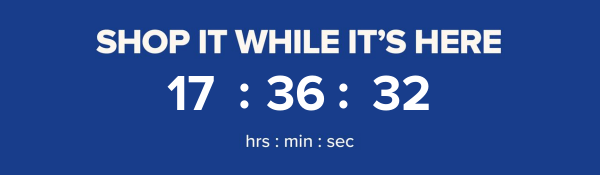 Shop it while it's here!