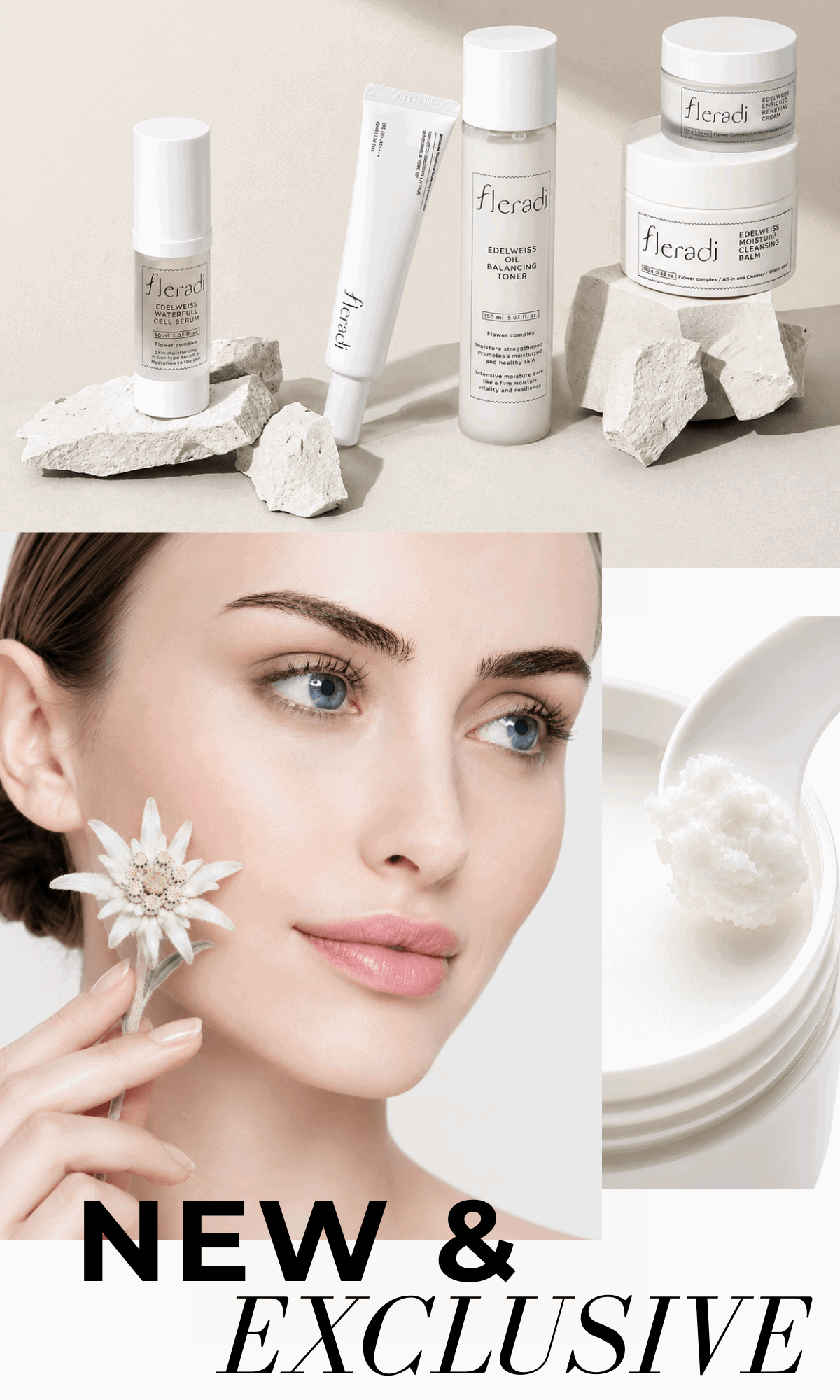 New in: Fleradi - Die beste Anti-Aging Pflege mit Edelweiss-Stammzellen