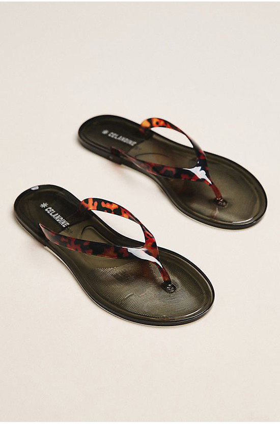 Celandine Jelly Flip Flops