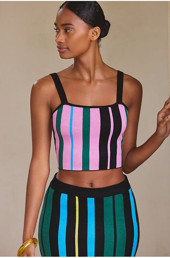 Celandine Crop Sweater Tank