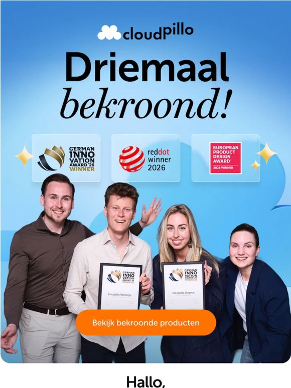3 awards in korte tijd 🏆