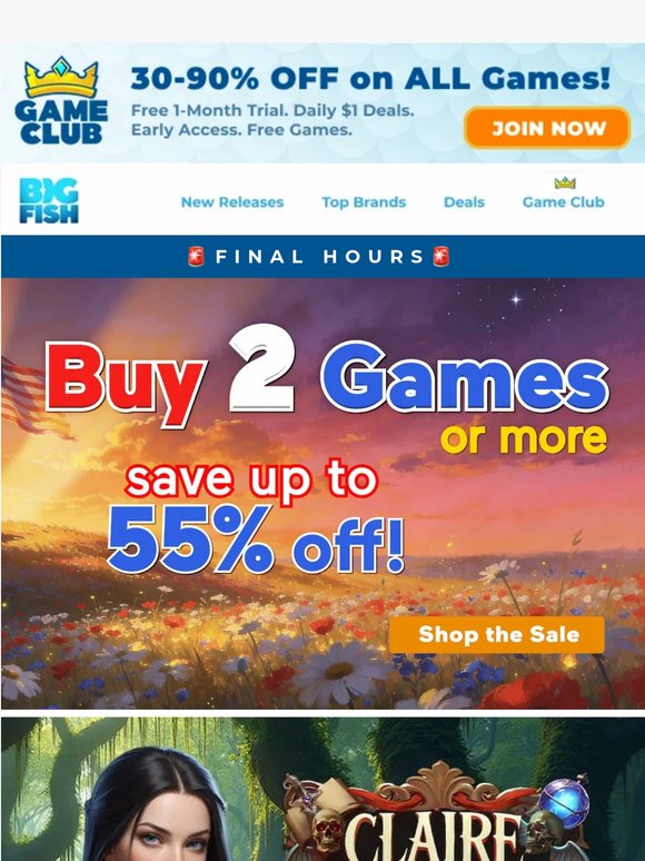 🕹️Last Chance! New & Epic Games You'll Love Tonight