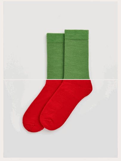 GIF of various socks