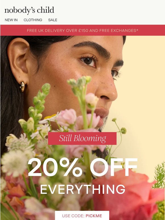 HOT NEWS: 20% OFF EVERYTHING