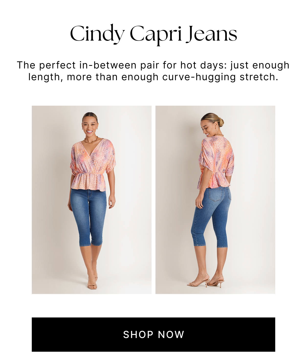 Cindy Capri Jeans