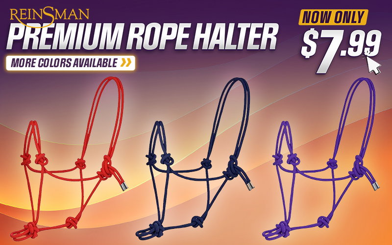 Reinsman Premium Rope Halters - $7.99