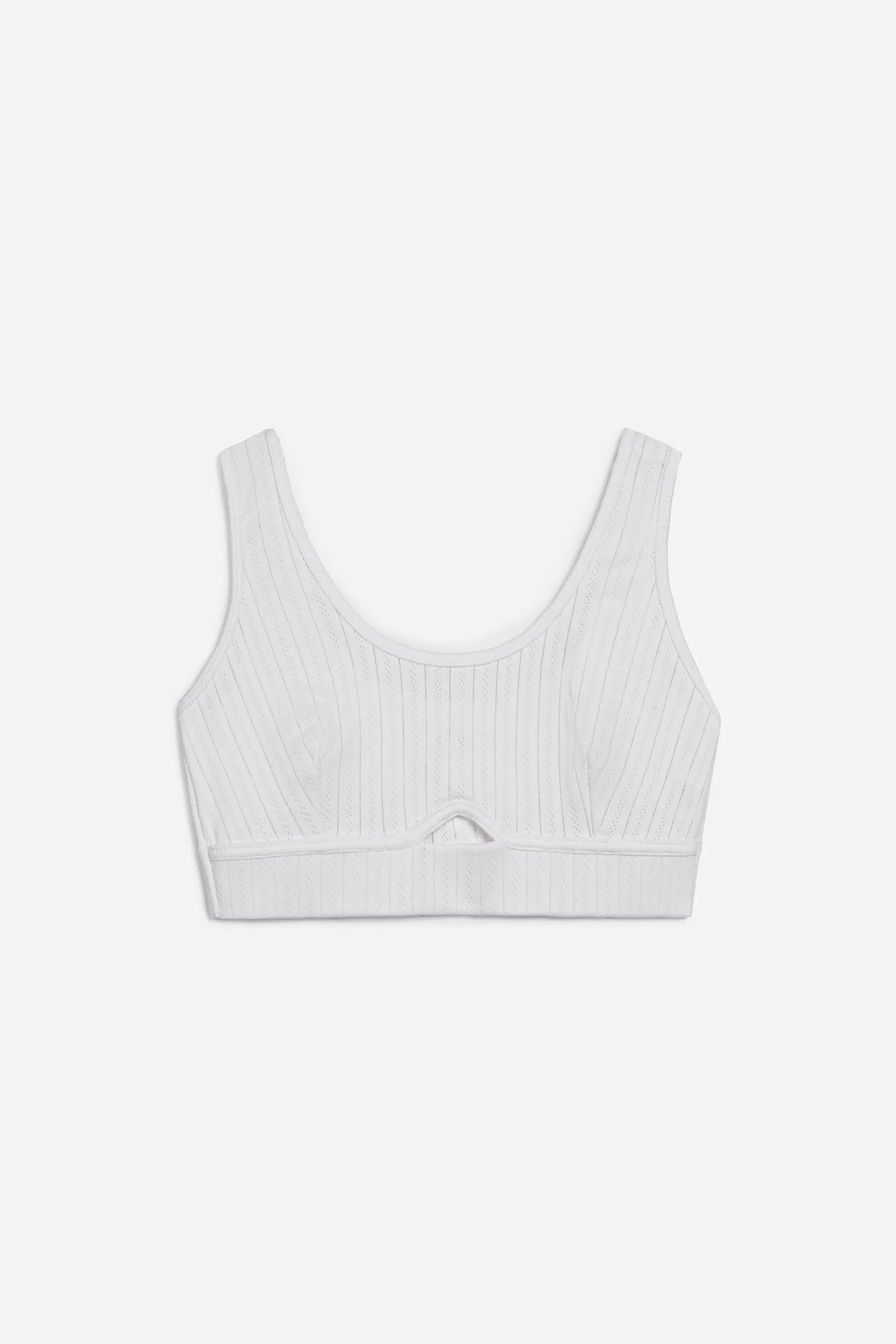 Image of Pointelle Soft Bra Top | OffWhite
