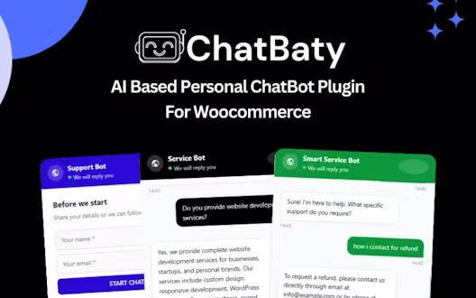 Chatbaty – AI Chatbot Plugin For WordPress (BYOK) | Annual Access