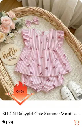 SHEIN Babygirl Cute Summer...