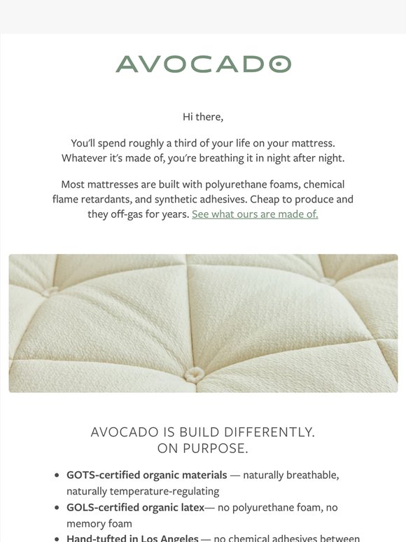 What's actually inside your mattress matters
