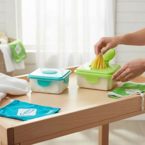 Premium All-In-One Reusable Baby Wipes Kit | Cheeky Wipes