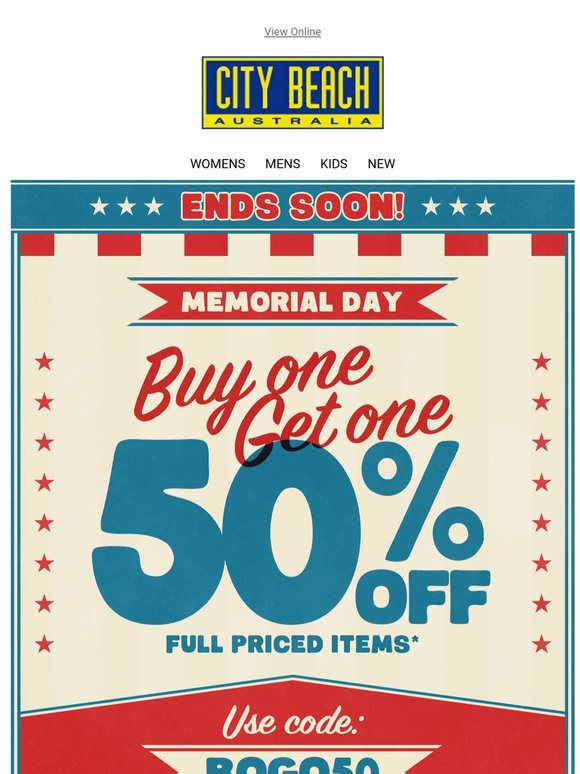 📆 FINAL DAYS! Memorial Day Sale 50% Off* Ends Soon