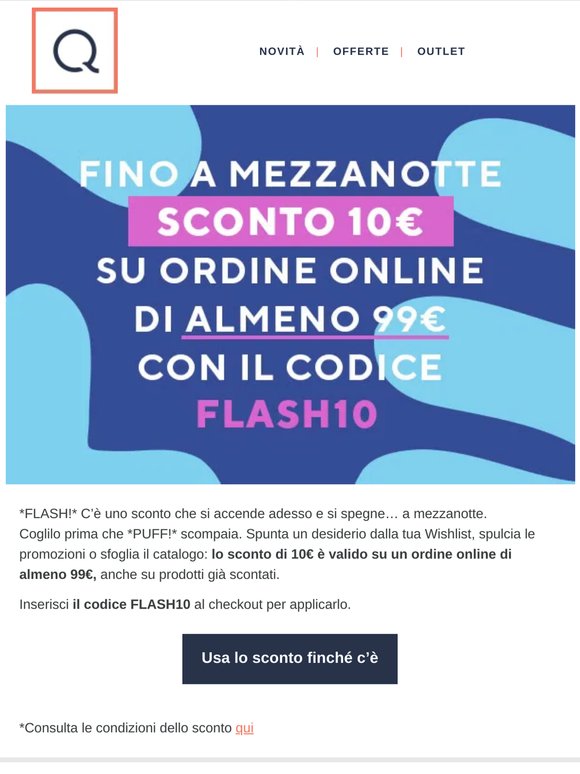 -10€… ma solo fino a mezzanotte