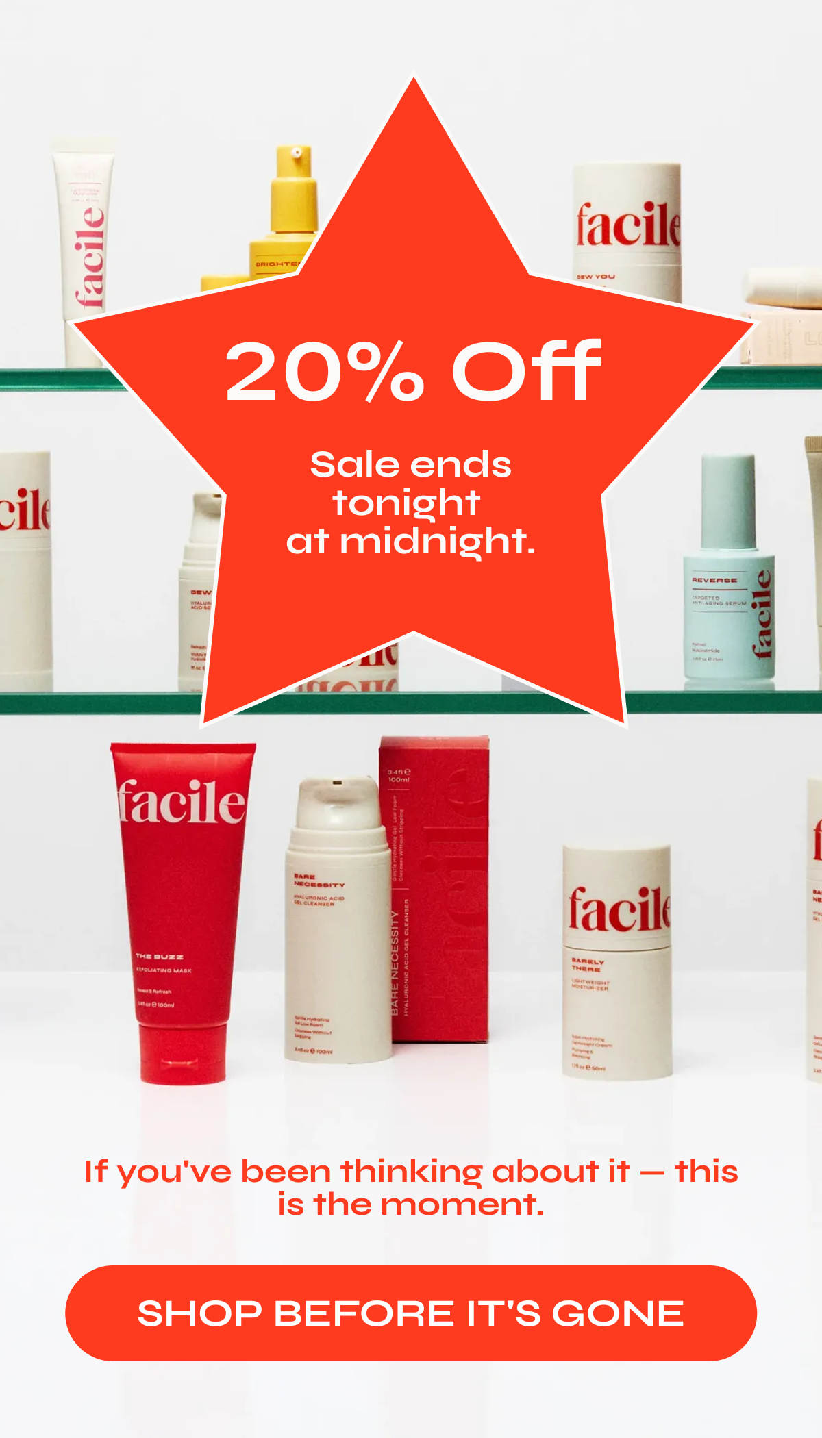 Facile - Memorial Day Sale