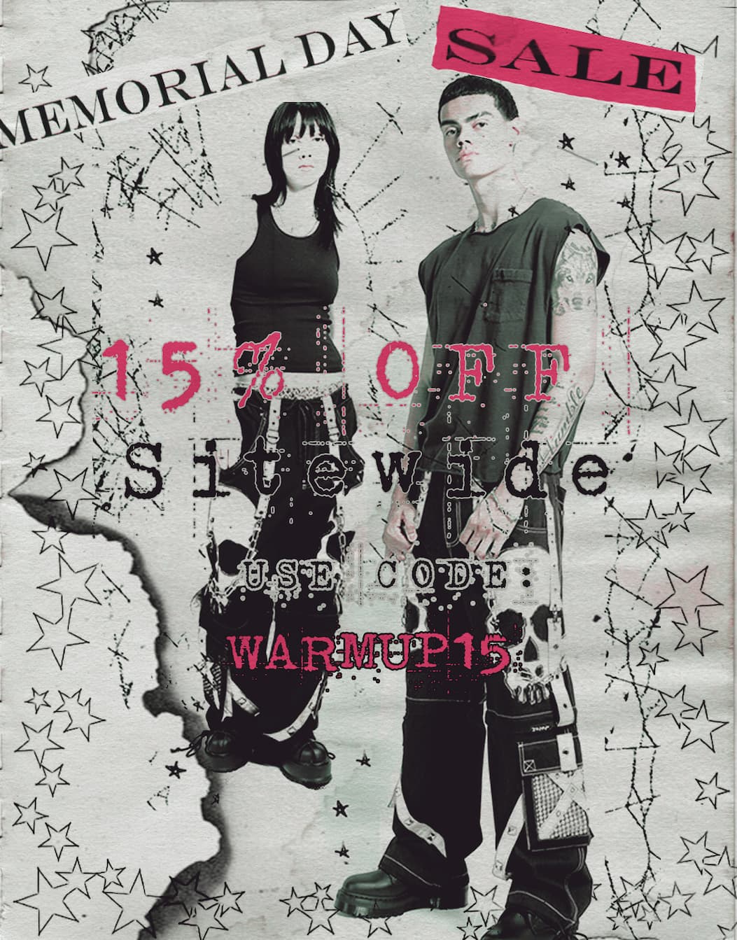 Memorial Day Weekend Sale 15% Off