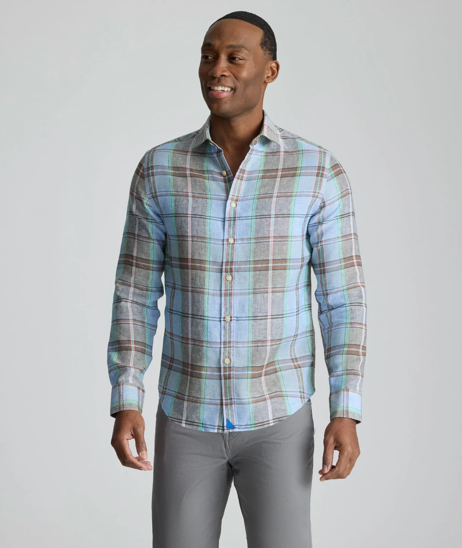 Image of Wrinkle-Resistant Linen Vaughn Shirt