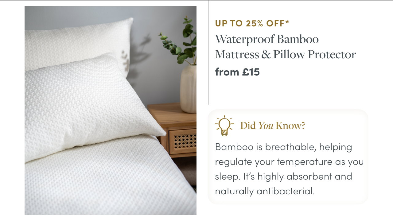 Waterproof Bamboo Mattress and Pillow Protector