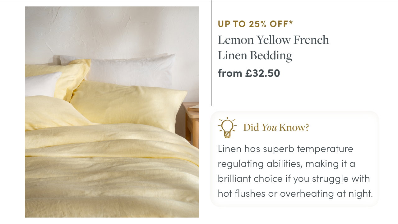 Lemon Yellow French Linen 
