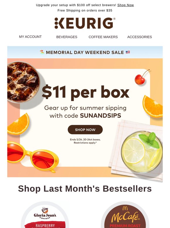 $11 Per Box ☀️ Summer Sips Await