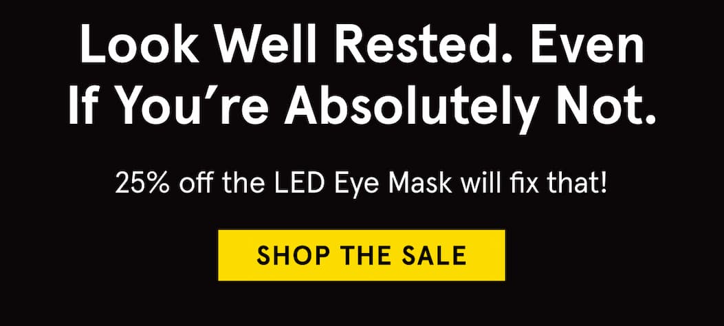 25% Off The Luminator LED Eye Mask