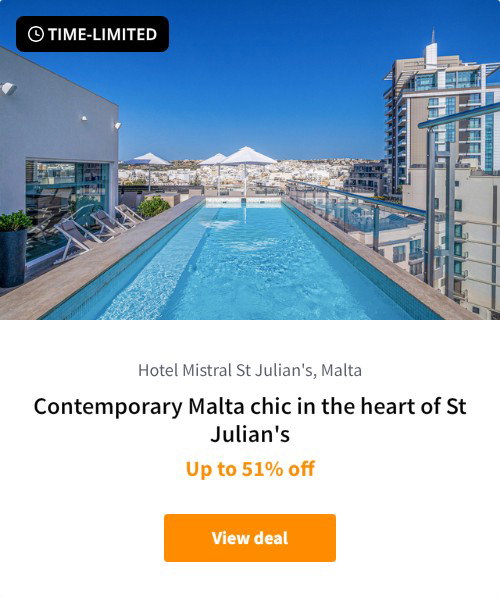 Contemporary Malta chic in the heart of St Julian's