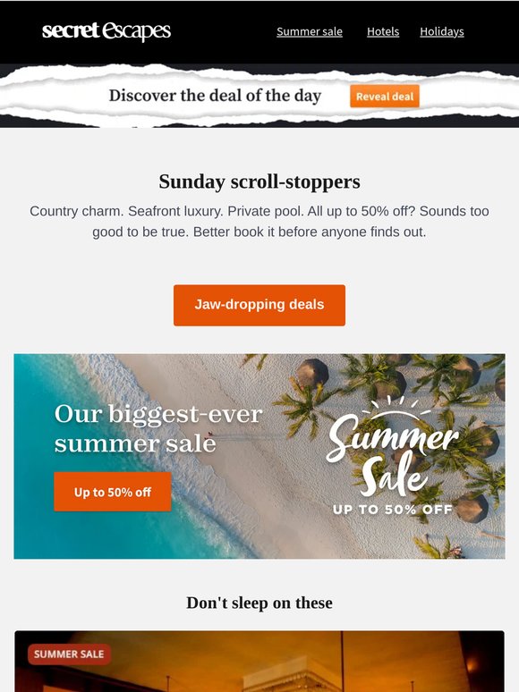 Sunday steals