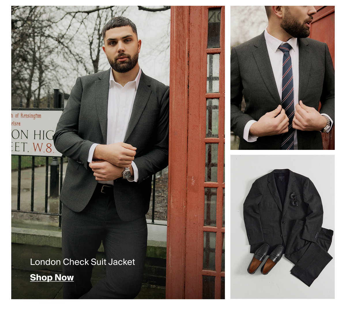 London Check Suit Jacket