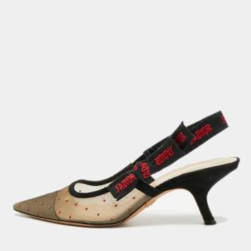 J'A Size 39.5 Black/Red Mesh a